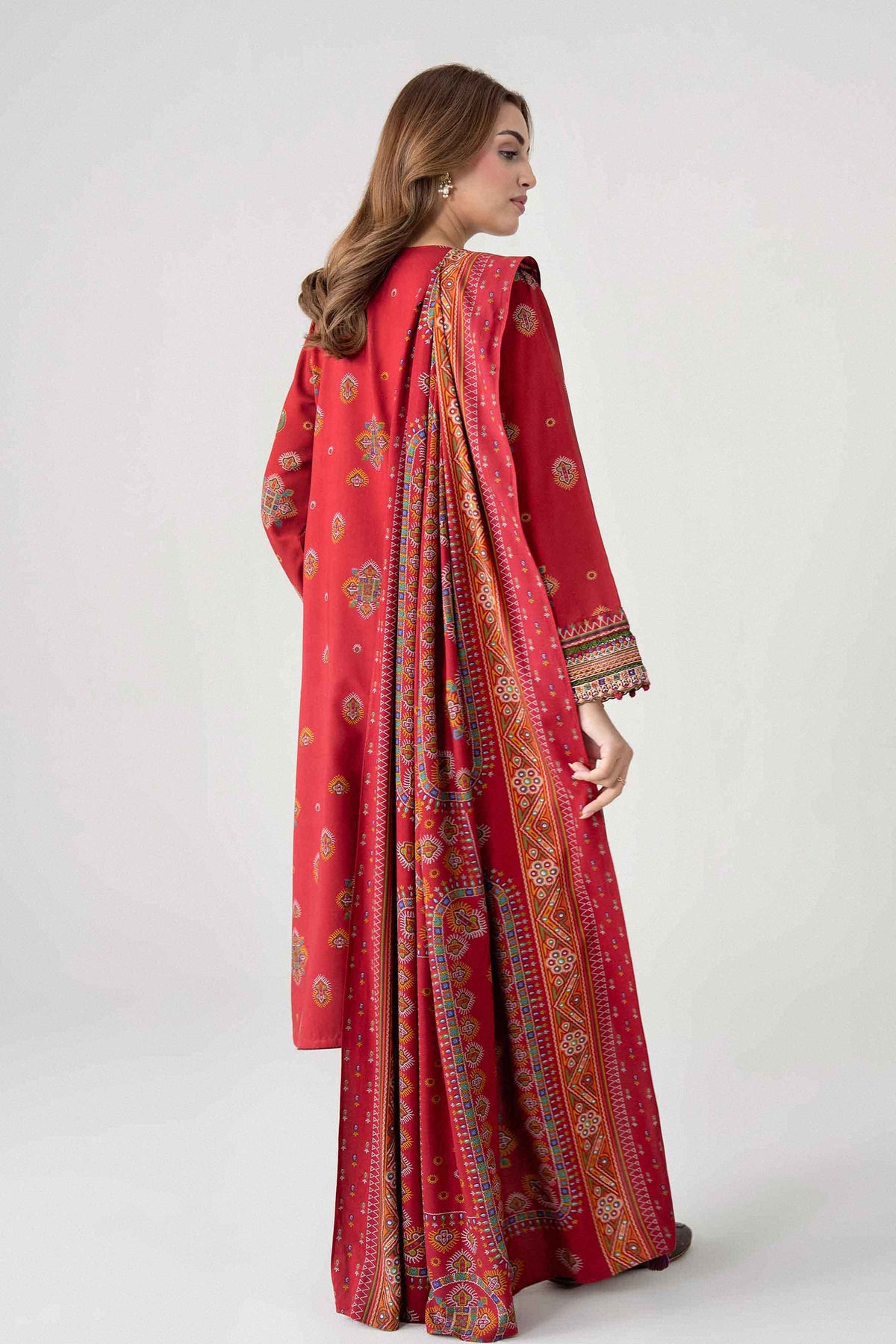 3 Piece - Printed Embroidered Suit - U3PE-NISHA26WV1-8 for Women - Unstitched Collection | Nishat | Shop Online