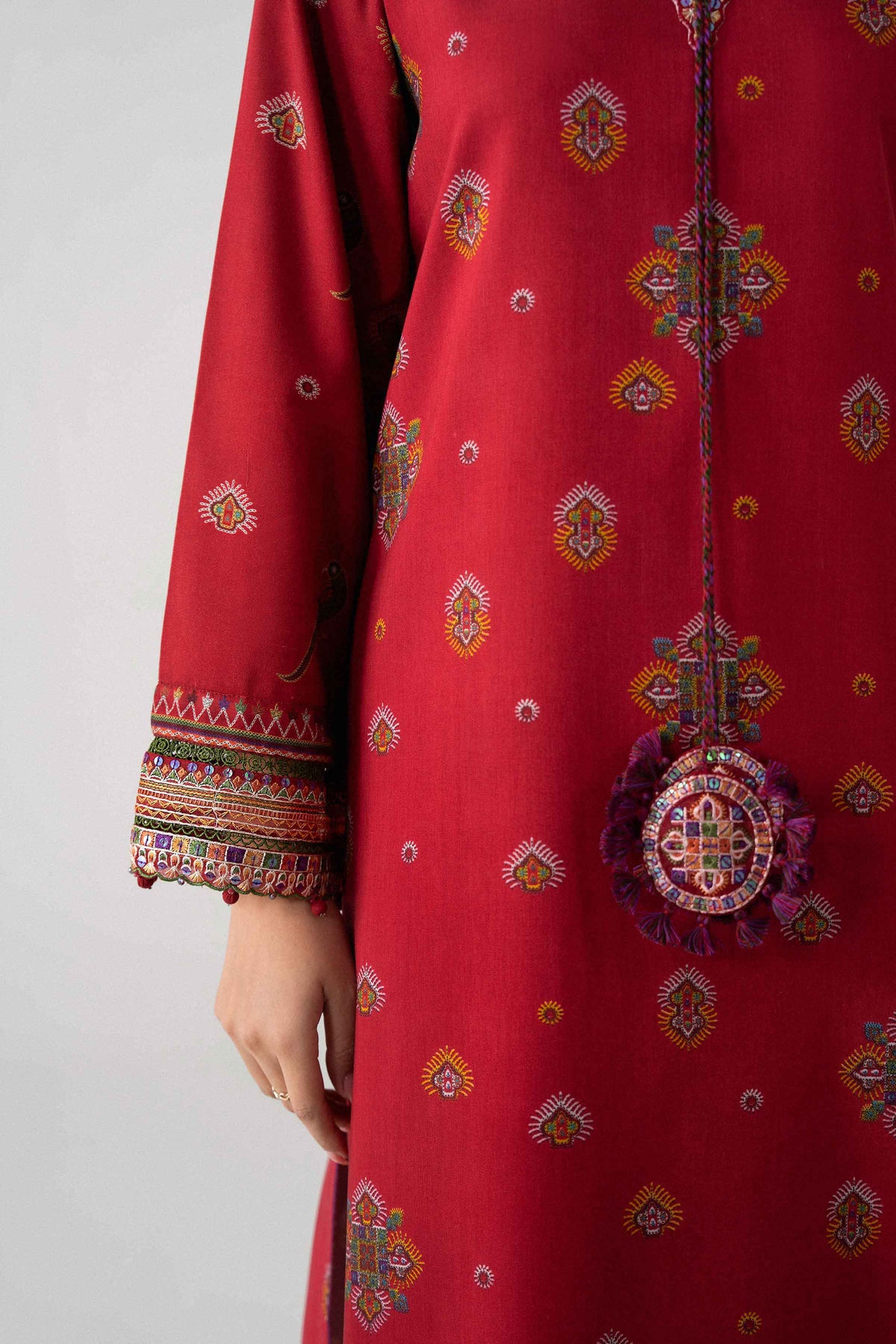 3 Piece - Printed Embroidered Suit - U3PE-NISHA26WV1-8 for Women - Unstitched Collection | Nishat | Shop Online