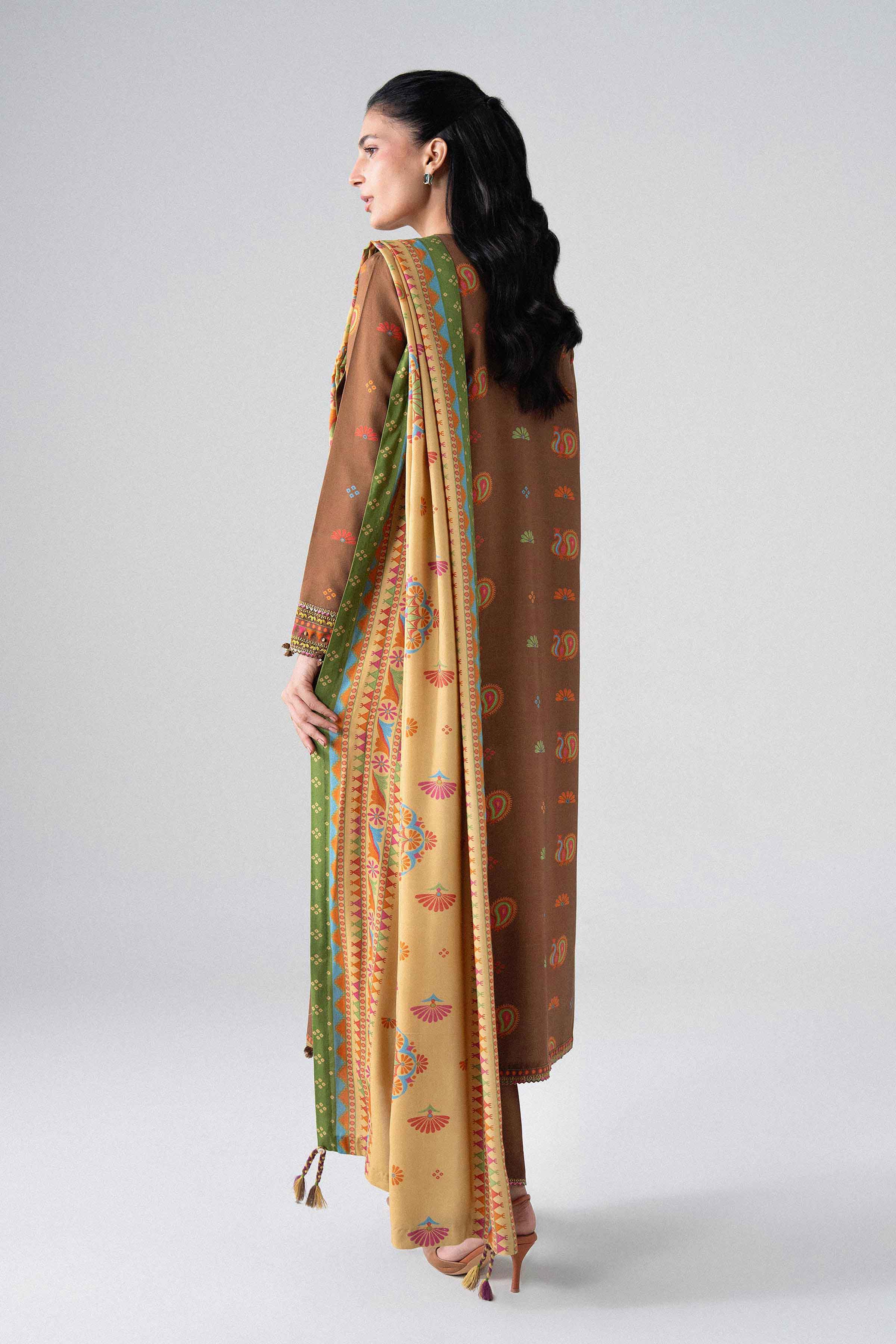 3 Piece - Printed Embroidered Suit - U3PE-NISHA26WV1-9 for Women - Unstitched Collection | Nishat | Shop Online