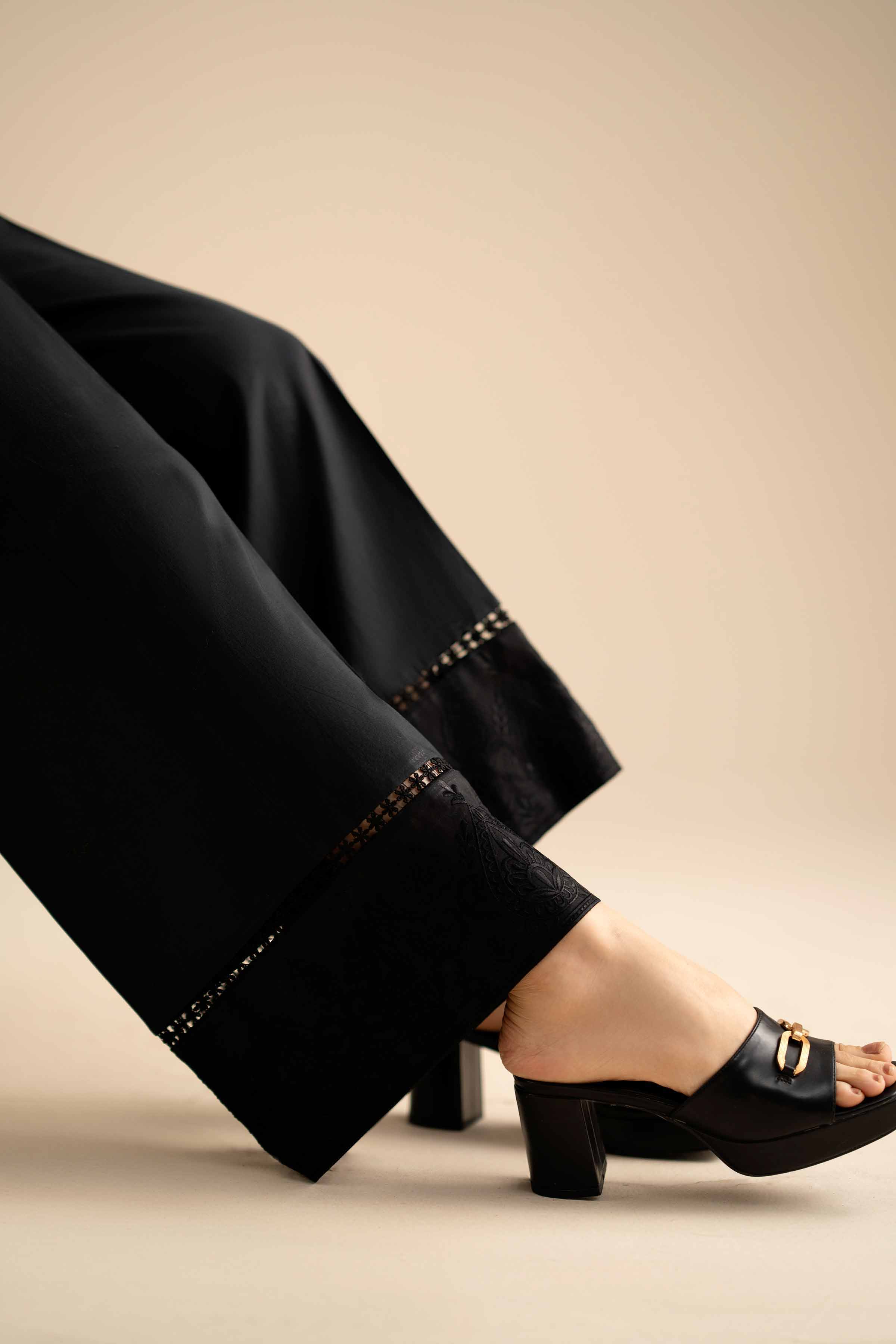 Embroidered Trousers - PW25-166 Lowers Winter 2025 Vol-2