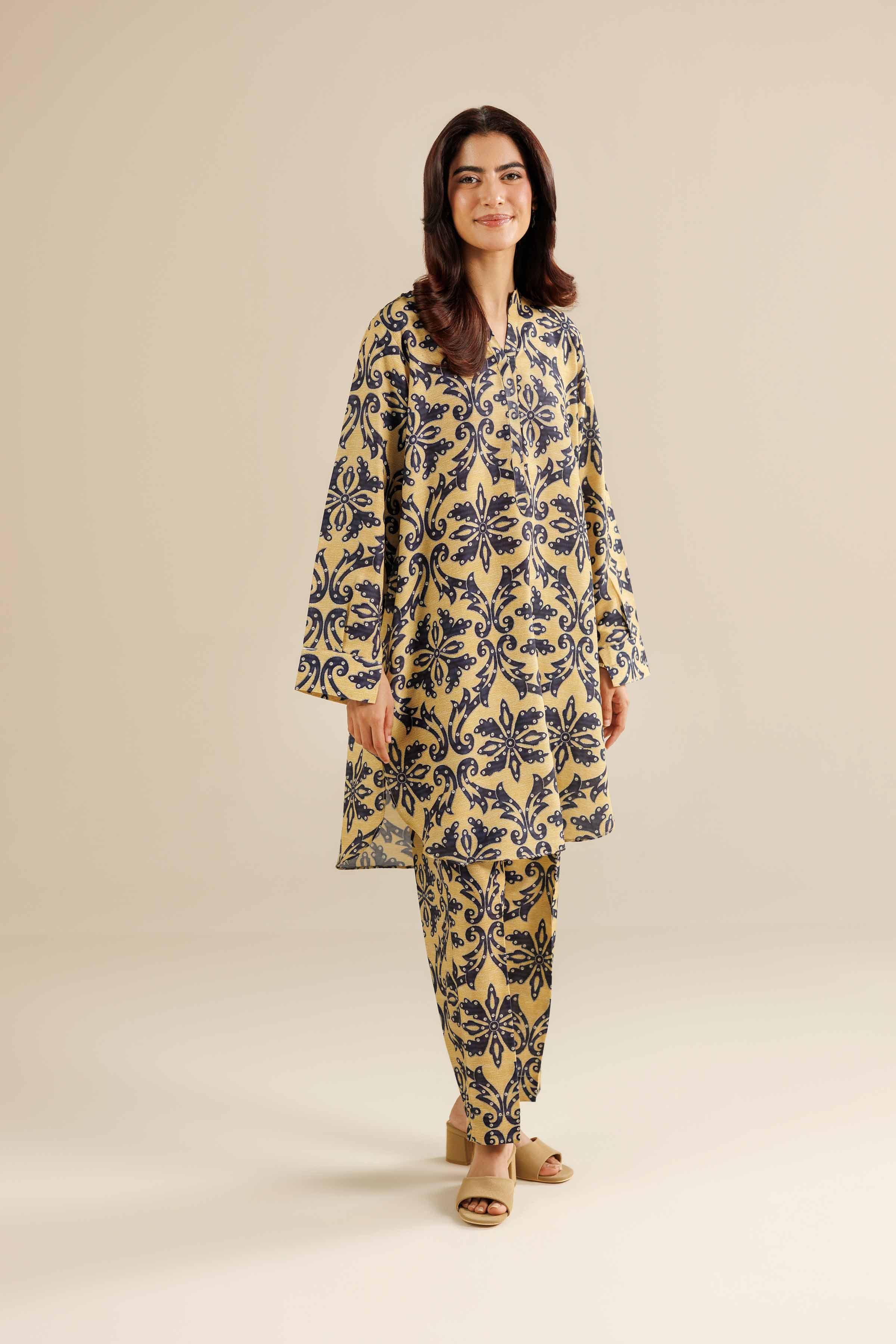 2 Piece - Printed Suit - PW25-365 for Women - Pret Collection | Nishat | Shop Online