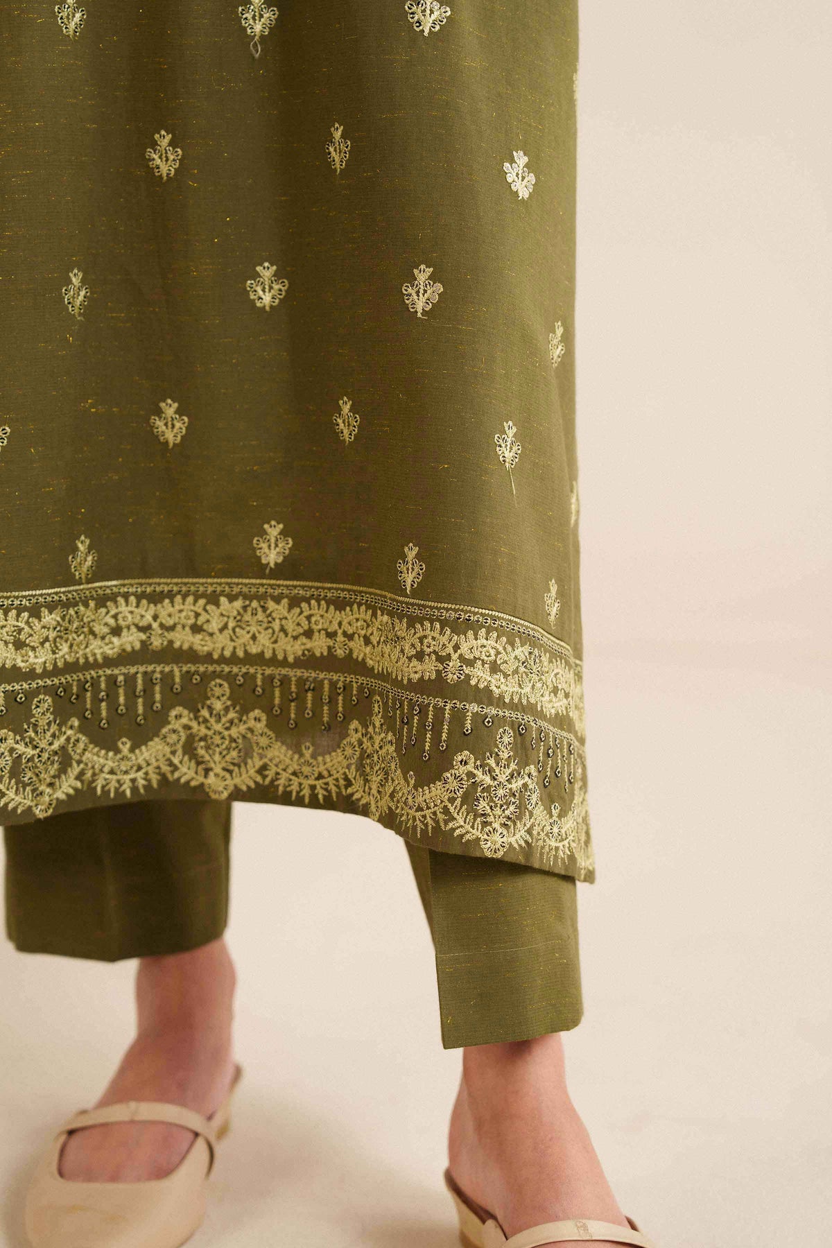 3 Piece - Embroidered Suit - PW25-460 for Women - Pret Collection | Nishat | Shop Online 
