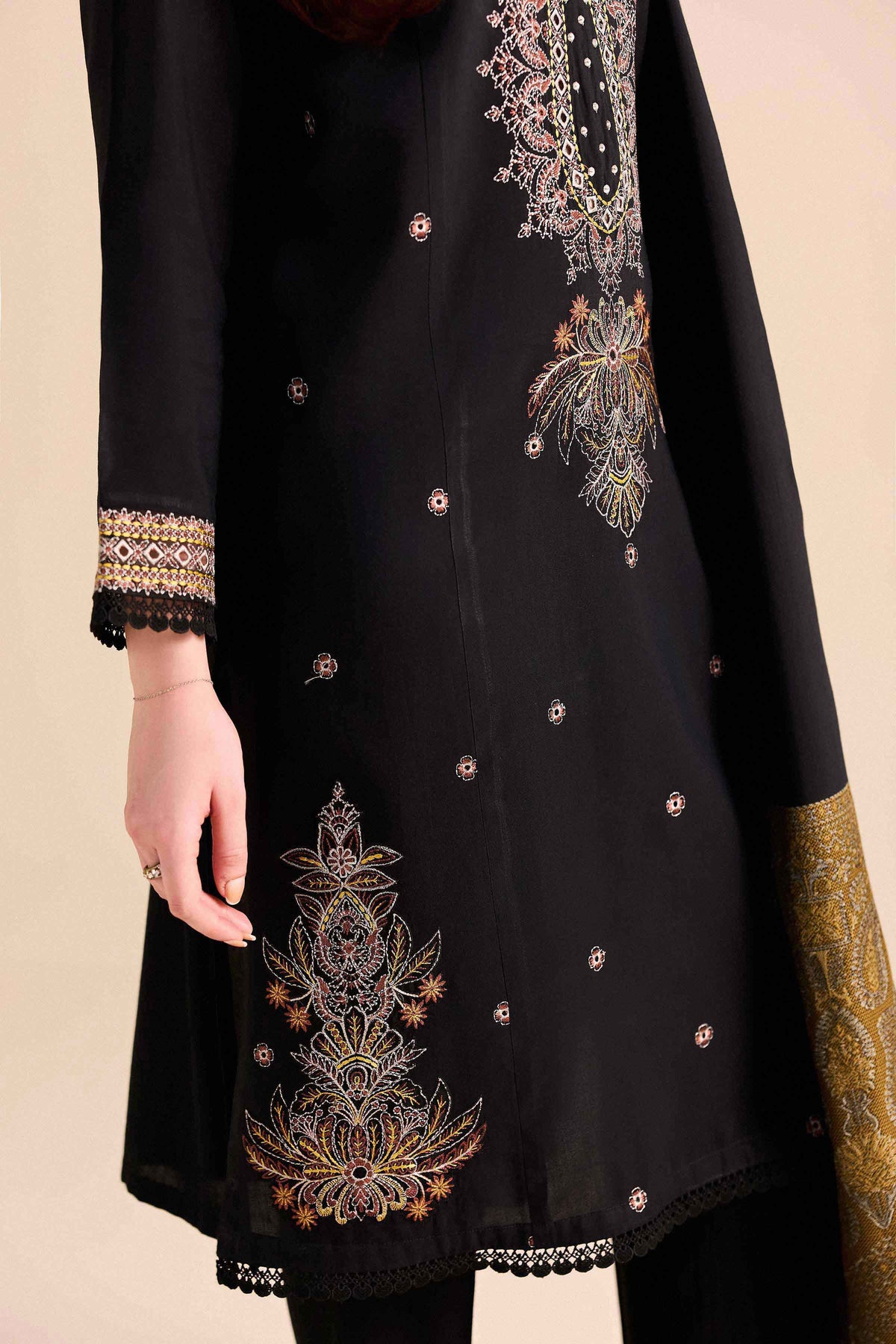 3 Piece - Embroidered Suit - PW25-472 for Women - Pret Collection | Nishat | Shop Online 