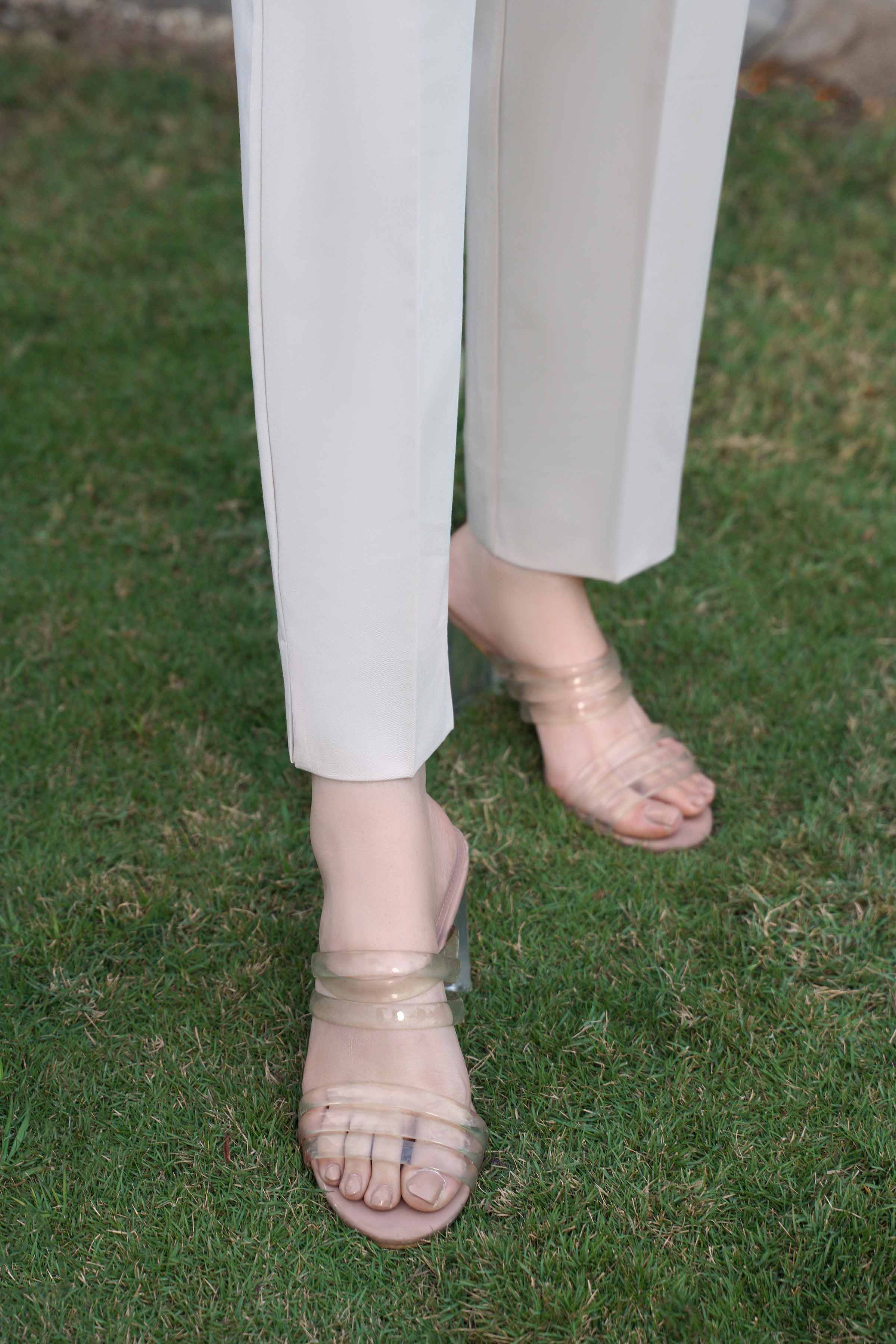 Dyed Pants-Off White