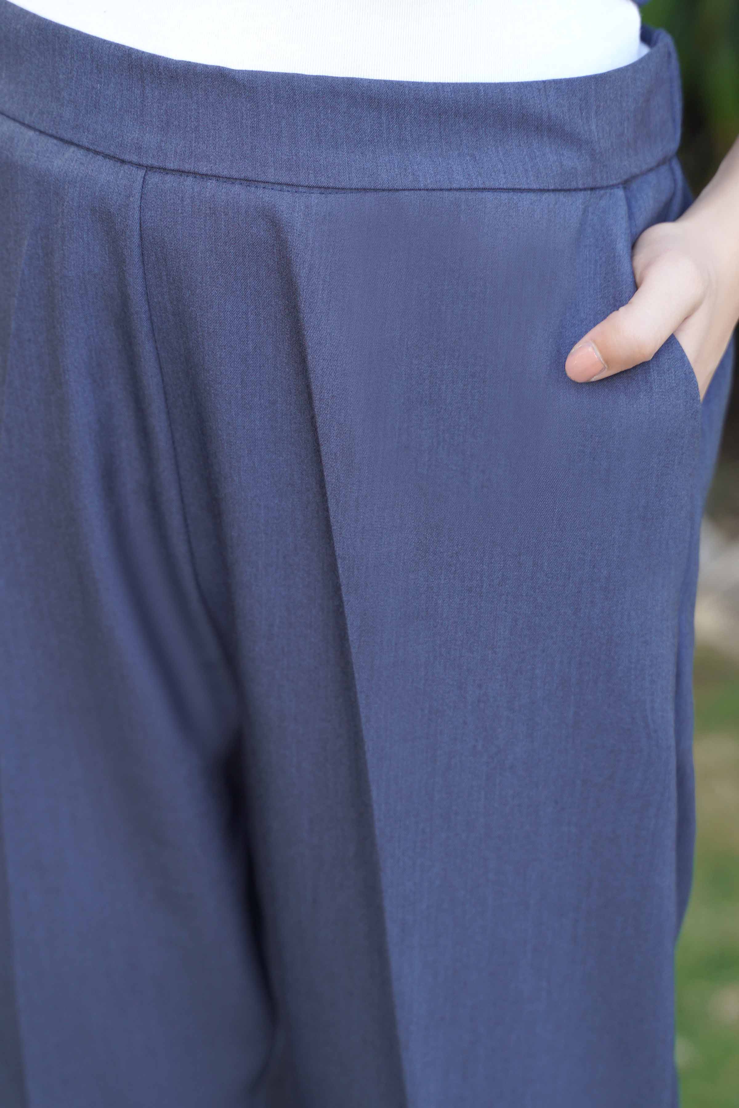 Dyed Pants-Blue