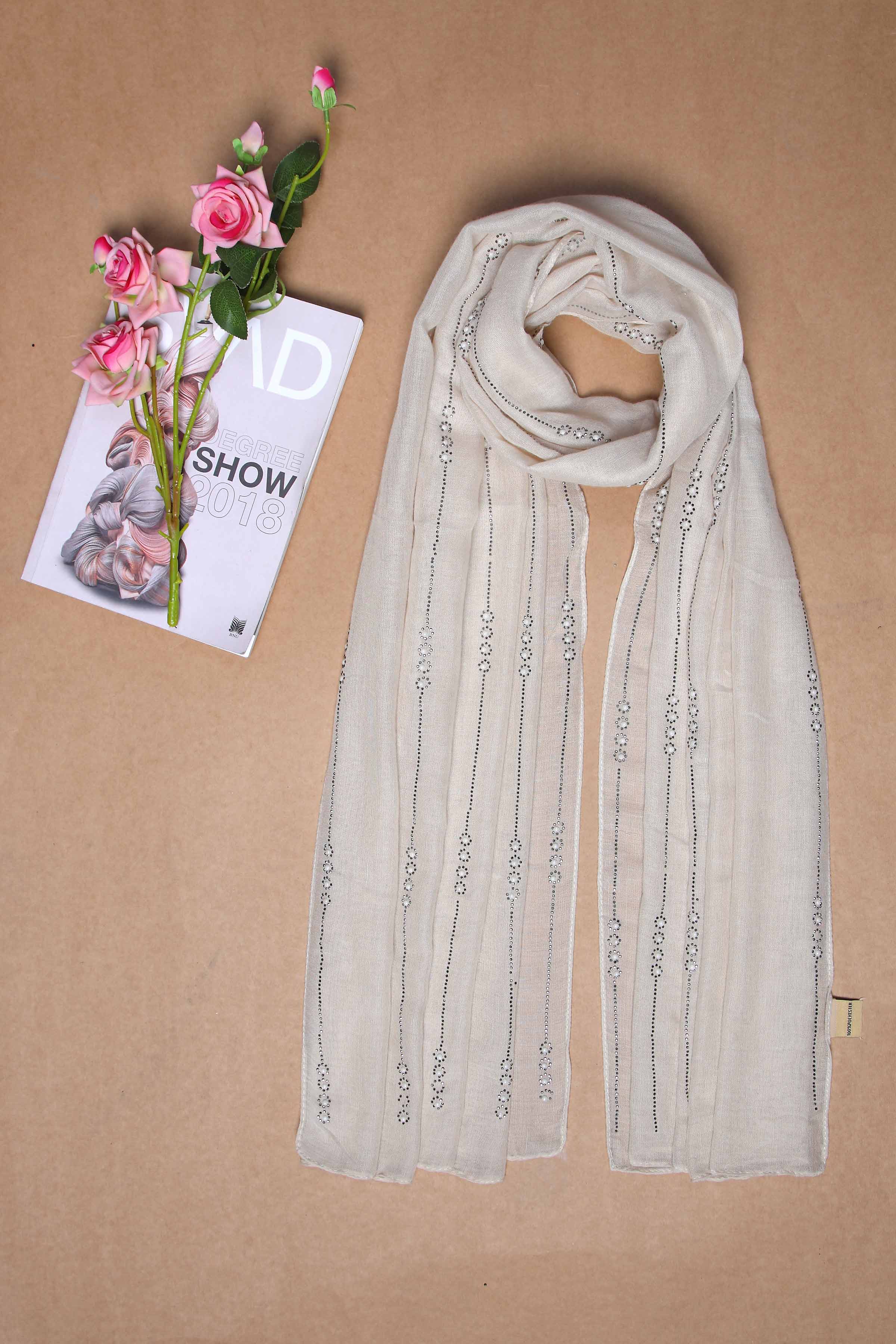 Nishat 2025 linen scarf