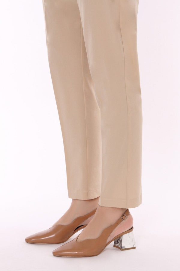 Beige Dyed Pants