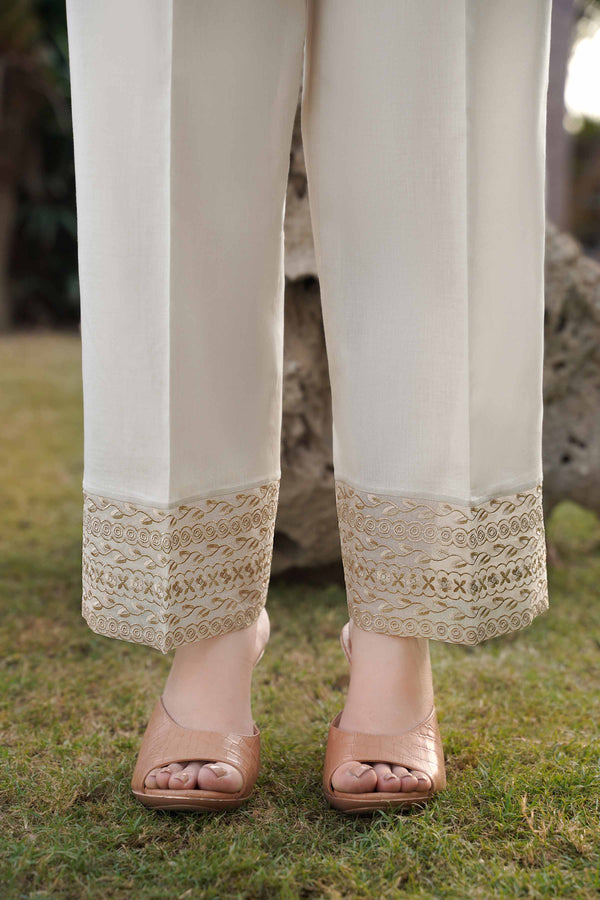 Sirsha Pant in Navy Linen Blend
